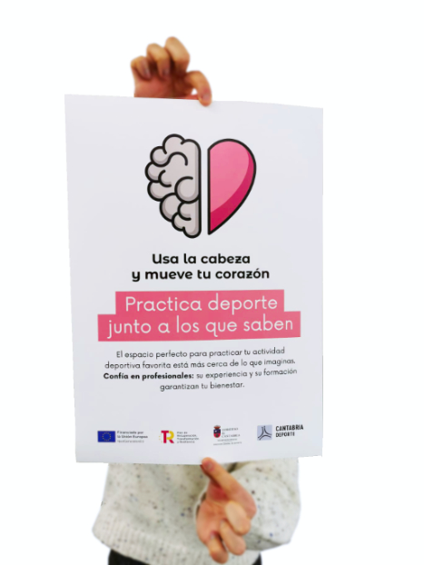 deporte cartel mockup