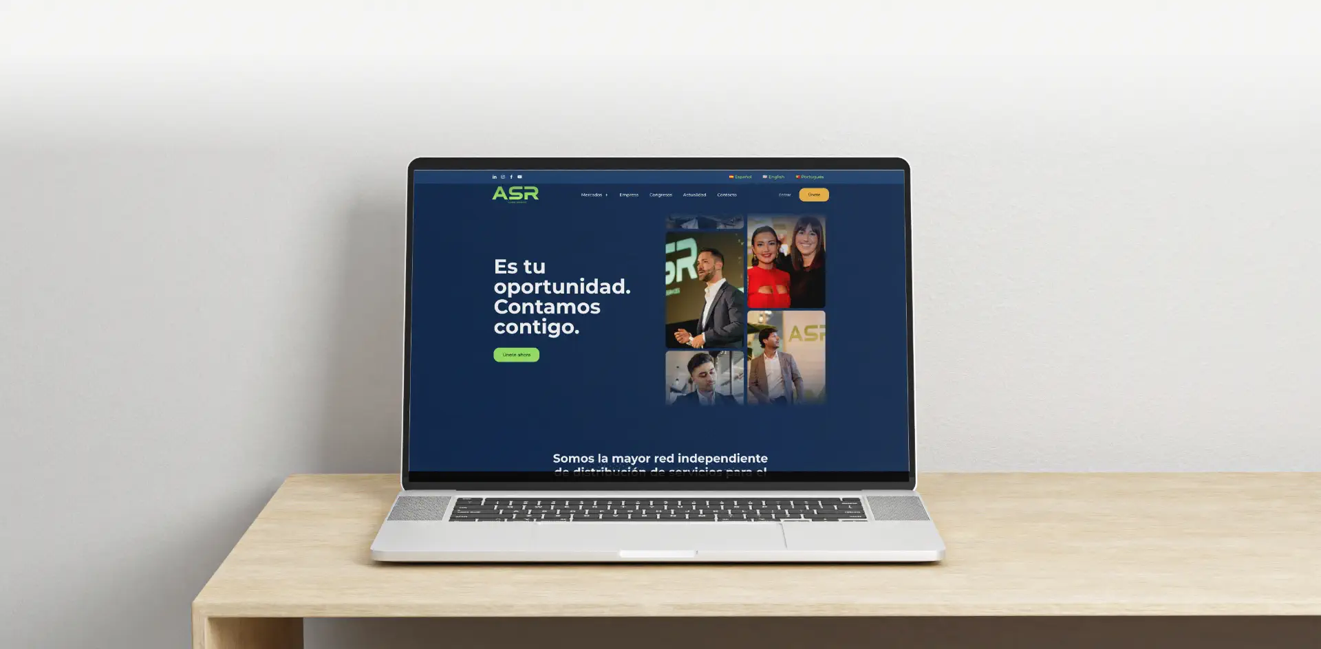 Mockup web ASR Global Services